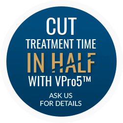 Cut treatment in half with VPro5 icon