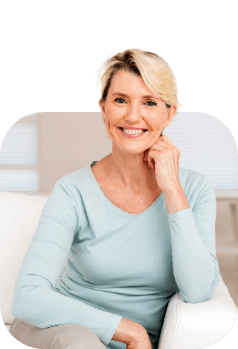 woman smiling