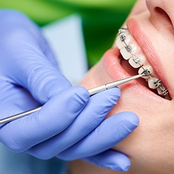 An orthodontic patient