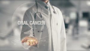 an oral cancer sign